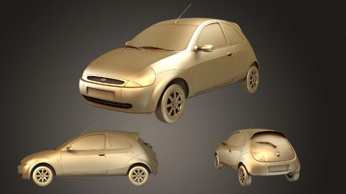 نموذج ثلاثي الأبعاد لآلة CNC السيارات والنقل فورد كا 2003